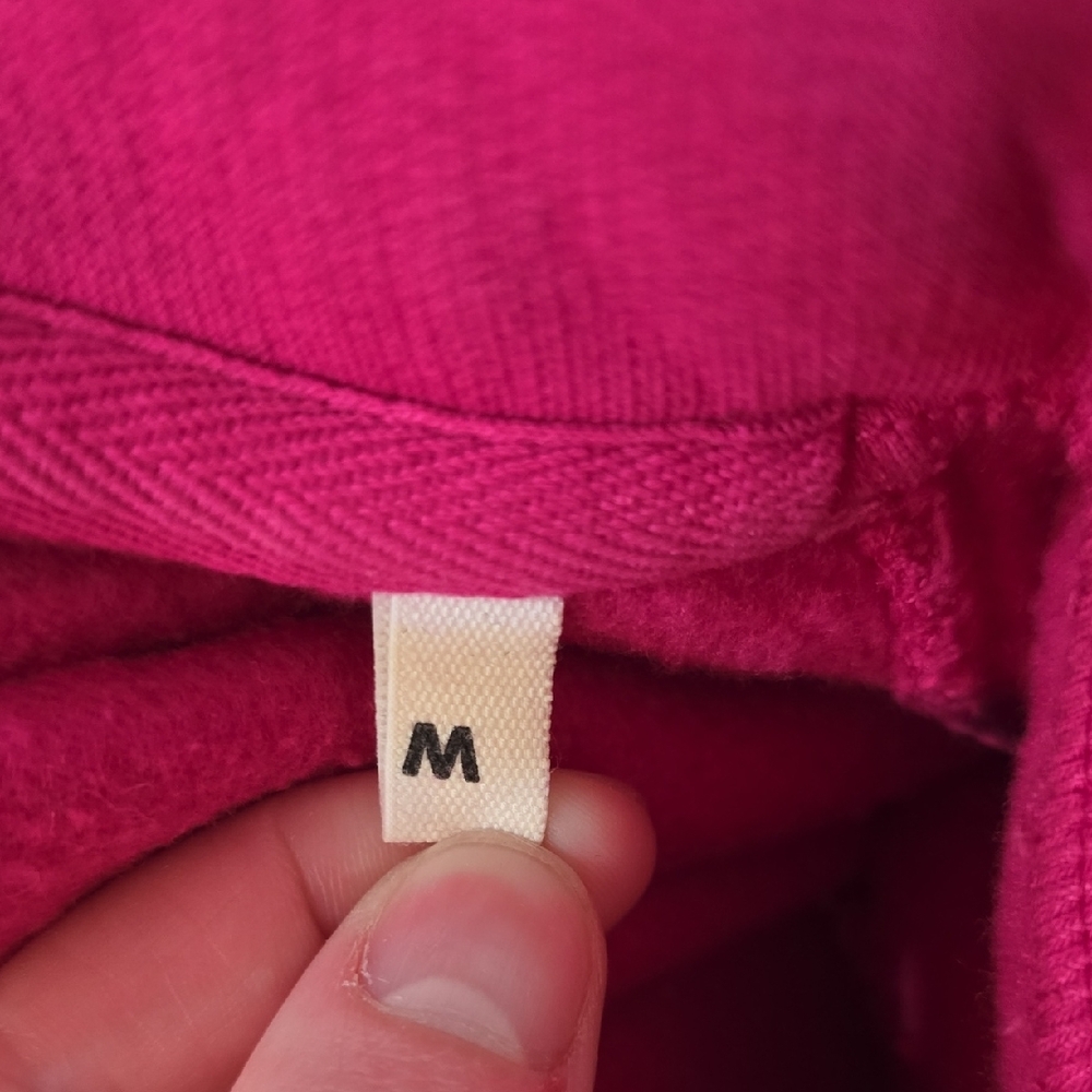 Ami Alexandre Mattiussi Vibrant Pink Hoodie. Size M - Picture 12 of 12